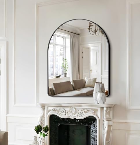 FORBATH Arched Bathroom Mirror 30x36 Inch, Bathroom Mirror Wall Mounted Modern - Image 4