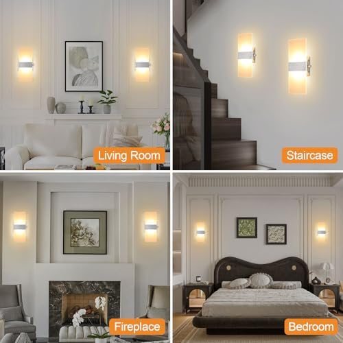 Lightess Modern Dimmable 12W LED Wall Sconce - Image 6