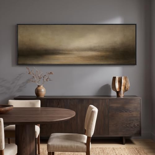 Large Framed Horizontal Abstract Landscape Wall Art - Image 4