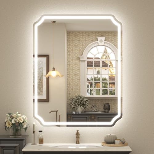 28x36 Inch LED Lighted Bathroom Vanity Mirror by CHARMOR
