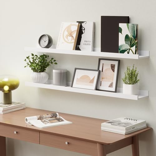 Boswillon Floating Shelves Set of 2, Long Wall Shelf - Image 2