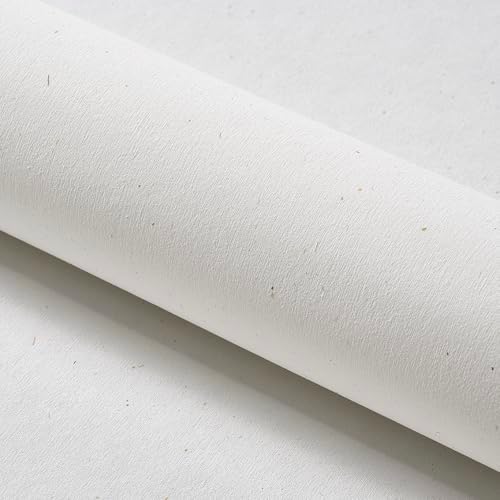 Matte White Grasscloth Textured Wallpaper Natural&Neutral&Handmade Style Thick - Image 2