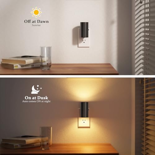 JandCase LED Night Light, Night Lights Plug into Wall, Dusk to Dawn, 5 Color - Image 2
