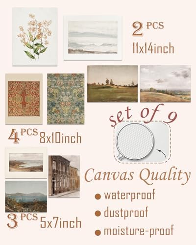Vintage Gallery Wall Art Set - Image 2