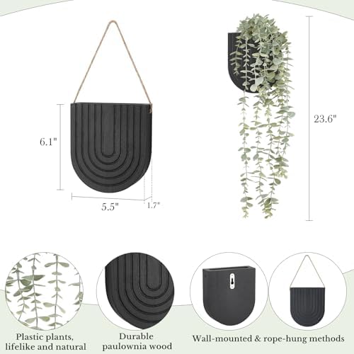 Dahey 2 Pack Wall Planter Vase - Image 3