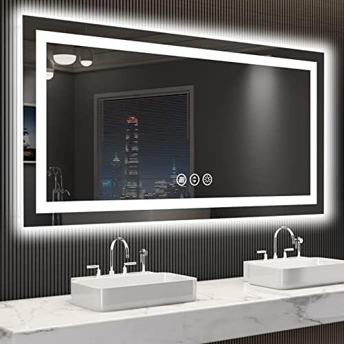 LOAAO 55"X30" LED Bathroom Mirror by LOAAO
