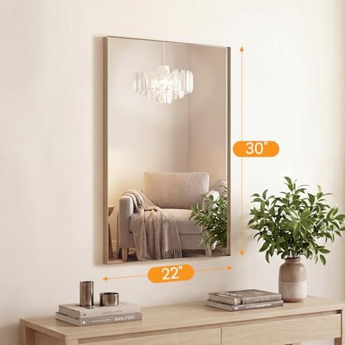 DUMOS 22"x30" Wall Mirror, Bathroom Mirrors - Image 2