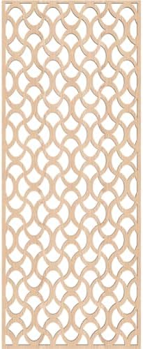 Resort Decorative Pierced Fretwork Wood Wall Panels, 11 3/8"W x 29 3/8"H x 1/4"T - Image 2