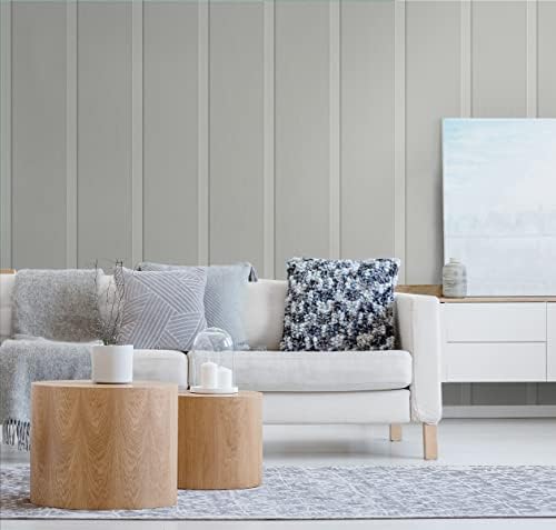 NextWall Faux Board and Batten Peel and Stick Wallpaper - Image 6