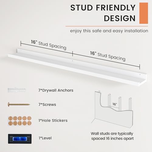Picture Ledge Shelf, Floating Shelves - Image 5