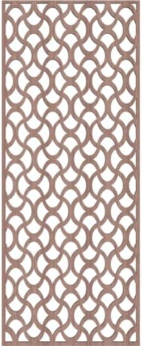 Resort Decorative Pierced Fretwork Wood Wall Panels, 11 3/8"W x 29 3/8"H x 3/8"T - Image 2