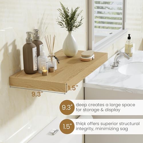 36 Inch Long Floating Shelves for Wall, 9.3 Inch Deep Floating Shelf - Image 4