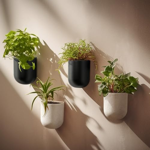 LA JOLIE MUSE Wall Planters for Indoor Plants, Hanging Flower Pots, 2 Pack - Image 6