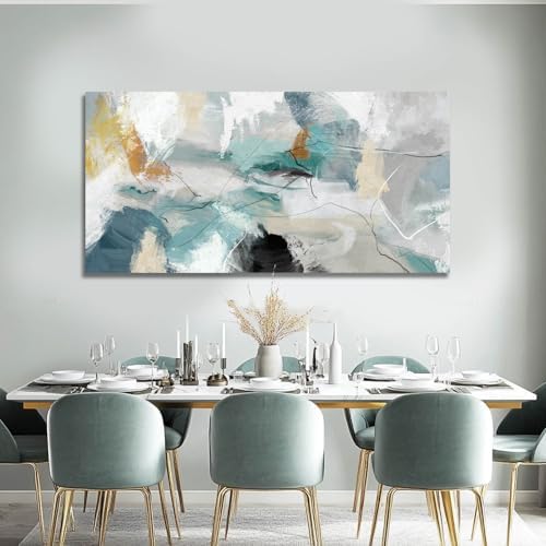 SOUGUAN Canvas Wall Art for Living Room Abstract Pictures Green Wall Decor Home - Image 6
