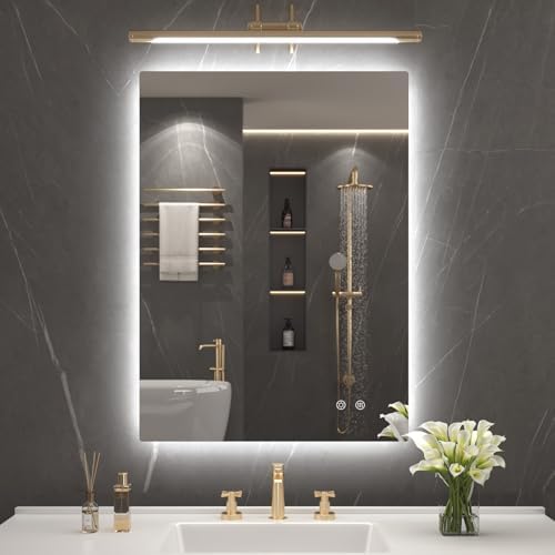 LOVESPEJO 22"x30" Backlit Mirror Bathroom, LED Bathroom Mirror by LOVESPEJO