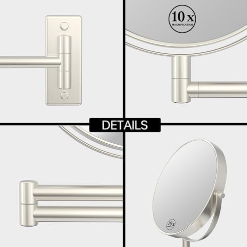 8" Wall Mount Makeup Mirror - Image 4
