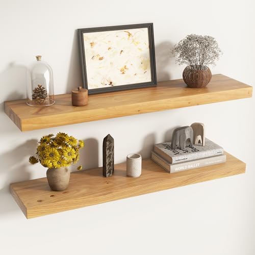 Floating Shelves for Wall Decor, Rustic Wall Shelves by Venusmiles