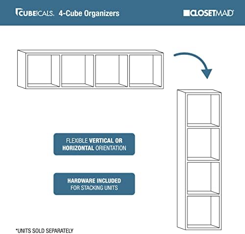 Closetmaid 4 Cube Stackable Storage - Image 5