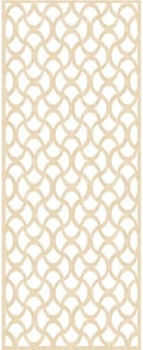 Resort Decorative Pierced Fretwork Wood Wall Panels, 33 3/8"W x 84 3/8"H x 1/4"T - Image 2