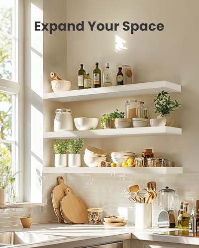 Amada 23.6" Floating Shelves for Wall Decor & Storage - Image 4