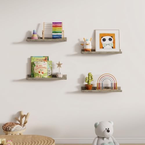 Dreamland Picture Ledge Shelf for Wall, Floating Shelves Set of 2, 20 inch Long - Image 5