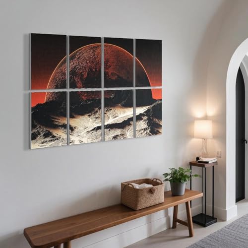 UMIACOUSTICS 8 Pcs 0.7Inch Thick Art Acoustic Panels, Total 47.2” x 31.5” - Image 4