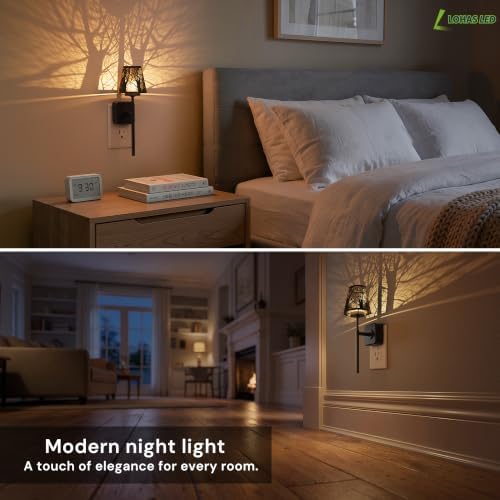 L LOHAS LED Night Lights Plug into Wall, Decor Metal Crafted Night Light - Image 6