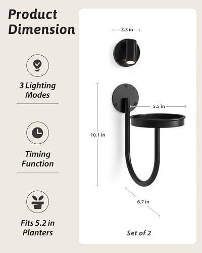 GENTINGBRO Plant Stands Wall Plant Holder - Image 5