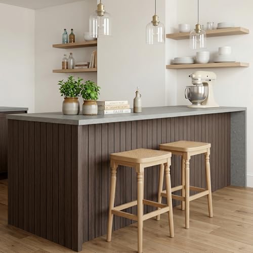 Peel and Stick Faux Wood Slat Wall Panels, 3D Wood Grain Wallpaper - Image 6