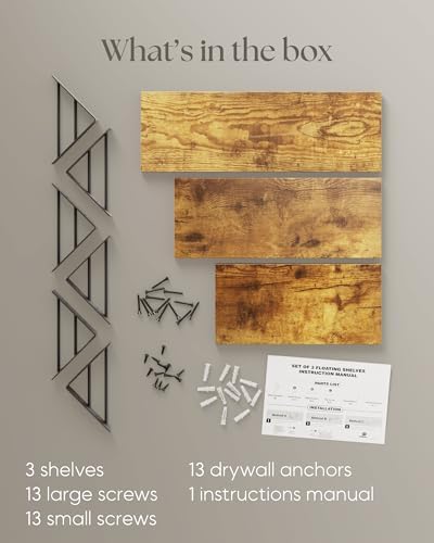 BAYKA Wall Mounted Floating Shelves - Image 6