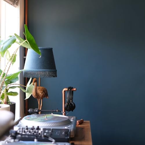 Ismoon Blue Wallpaper Modern Solid Color Peel and Stick Wallpaper Cobalt Blue - Image 6