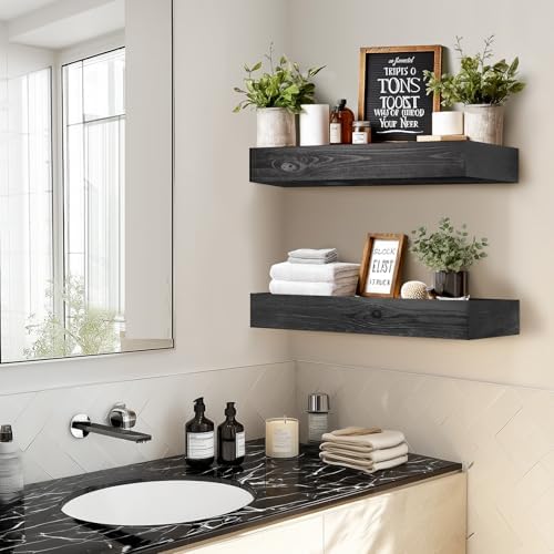 Floating Shelves, 17 x 7 Inch Fireplace Mantel - Image 5
