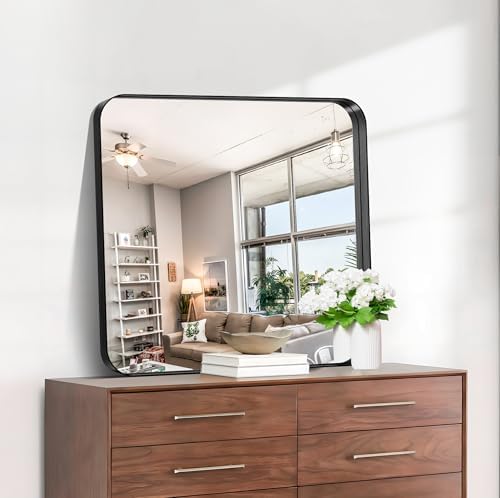 CIRCUMI Black Bathroom Mirror - Image 2