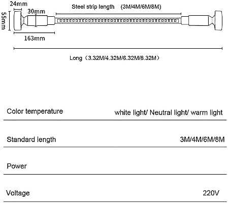 Modern Linear LED Wall Light, Minimalist Decorative Light Strip - Image 2