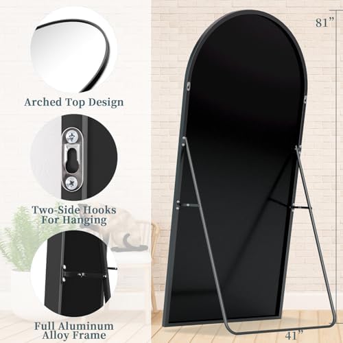 81"x41" Arched Full Length Mirror - Image 5