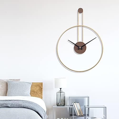YISITEONE Large Decorative Wall Clock - Image 5