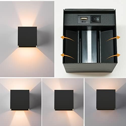 RGB Wall Sconces Set of 2, LED Lights - Image 5