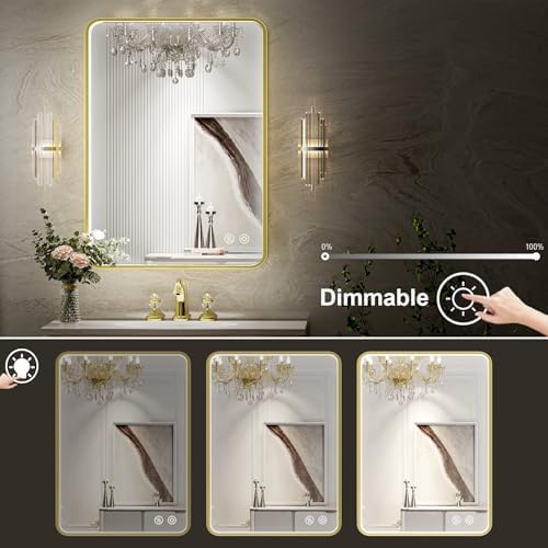 20X28 Inch LED Bathroom Mirror, 3 Color - Image 3