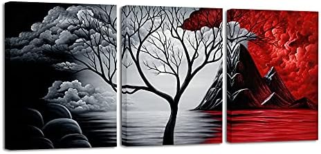 Wieco Art 3 Panels Abstract Canvas Wall Art by WiecoArt