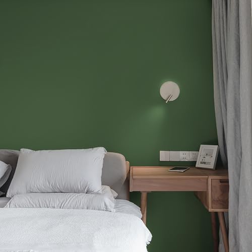 Yasinet 17.7" x197" Dark Green Wallpaper Green Peel and Stick Wallpaper - Image 6