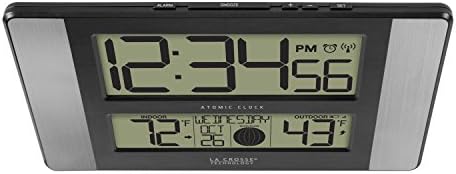 La Crosse Technology 513-1417AL-INT Atomic Clock w Outdoor Temp - Image 2