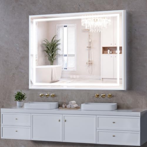 36"x40" LED Bathroom Mirror by MYSUNORIA