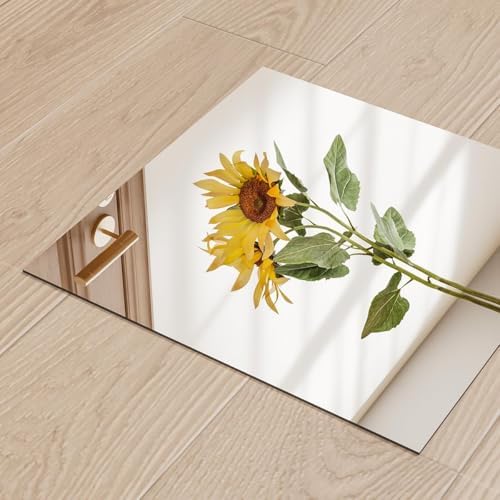 Vlush Sticky Mirror Tiles Fitness Full Length Mirror 10.2＂x10.2＂8 Pieces - Image 6