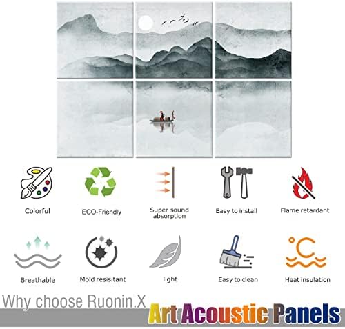 Decorative Acoustic wall Art panels, Sound Absorbing panels. - Image 6