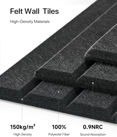 Acoustic Panels 12 Pack Square Soundproof Wall Panels - Image 3