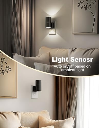JandCase Night Lights Plug into Wall, Dimmable Night Light, 5000K White - Image 3