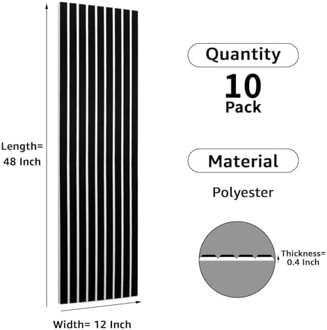 Art3dwallpanels 10 Pack Acoustic Panels - Image 3