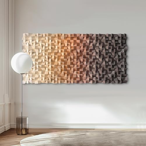 LIUZEYUE Wooden Block Wall Art - Image 6