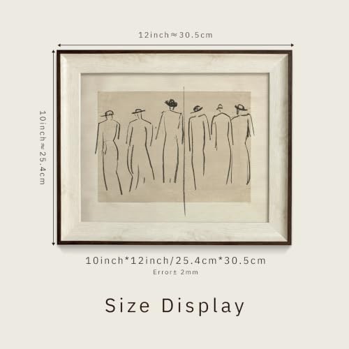 razliubit Abstract People Wall Art Prints, Replaceable Framed Vintage Wall - Image 2