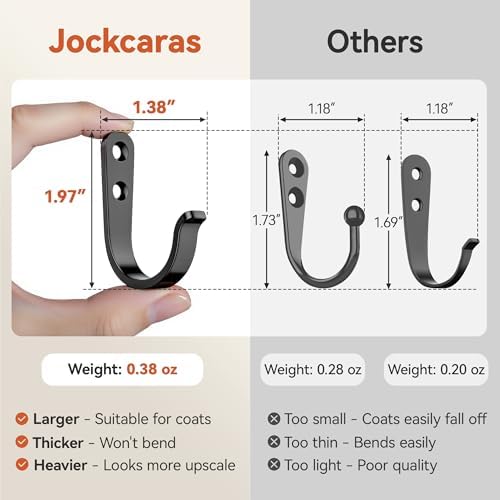 20Pcs Wall Hooks, Holds Up to 40 lbs - Image 6